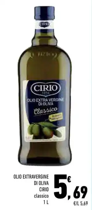 Conad Margherita OLIO EXTRA VERGINE DI OLIVA CIRIO classico 1 L offerta