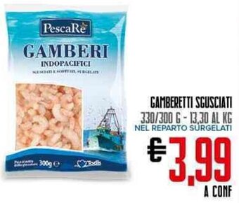 Todis GAMBERETTI SGUSCIATI 330/300 G offerta