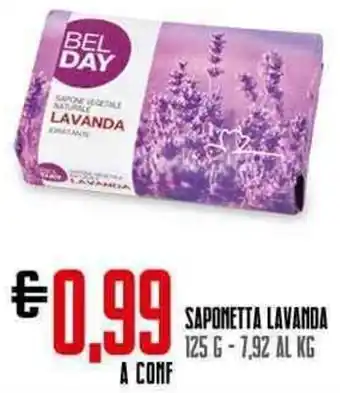 Todis SAPONETTA LAVANDA 125 G-7,92 AL KG offerta