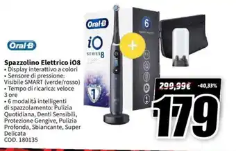 MediaWorld Oral-B Spazzolino Elettrico i08 offerta