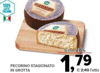 Todis PECORINO STAGIONATO IN GROTTA offerta
