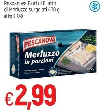 Famila Pescanova Filetti di merluzzo offerta