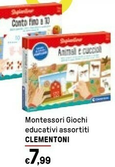 Clementoni Montessori Giocchi Educativi