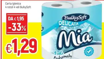 Famila Bulkysoft Carta igienica offerta