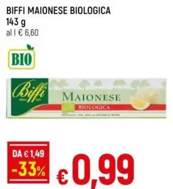 Galassia BIFFI MAIONESE BIOLOGICA 143 g offerta