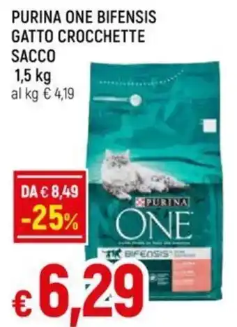 Galassia PURINA ONE BIFENSIS GATTO CROCCHETTE SACCO 1,5 kg offerta