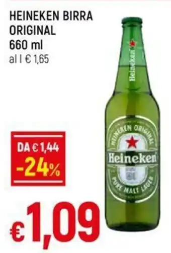 Galassia HEINEKEN BIRRA ORIGINAL 660 ml offerta