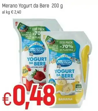 Merano Yogurt da bere