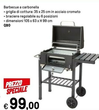 Iper La Grande Qbo Barbecue A Carbonella offerta