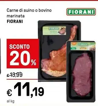 Iper La Grande Fiorani Carne Di Suino Marinata offerta