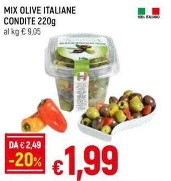 Galassia MIX OLIVE ITALIANE CONDITE 220g offerta