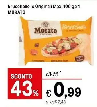 Iper La Grande Morato Pane & Idee - Bruschelle Maxi 400 G(ml) offerta