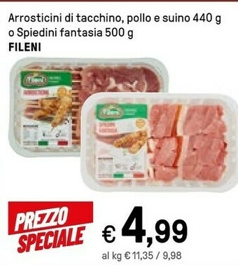 Iper La Grande Fileni Arrosticini Di Tacchino offerta