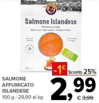 Todis SALMONE AFFUMICATO ISLANDESE 100 g offerta