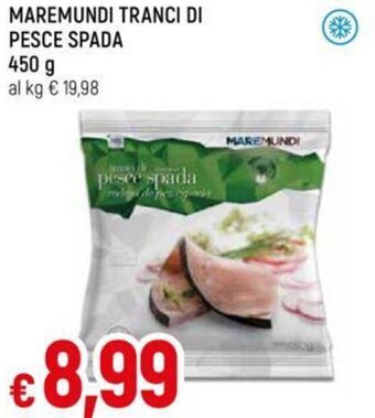 Galassia MAREMUNDI TRANCI DI PESCE SPADA 450 g offerta