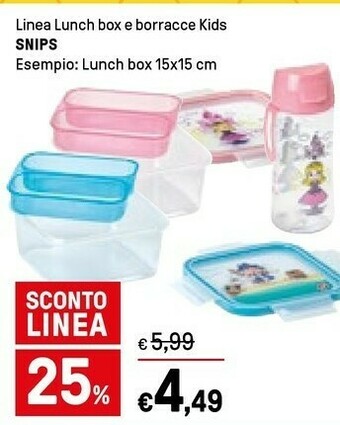 Snips Linea Lunch Box E Borracce Kids