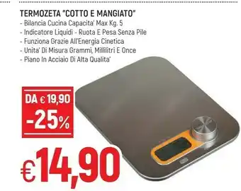 Famila Termozeta Bilancia pesapersone offerta