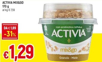 Galassia ACTIVIA MIX&GO 170 g offerta
