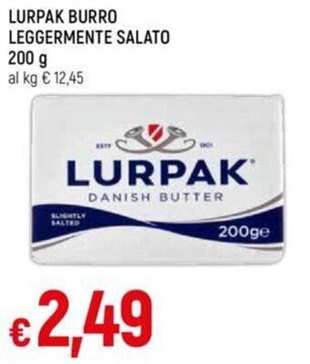 LURPAK BURRO LEGGERMENTE SALATO 200 g