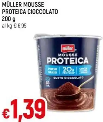 Galassia MÜLLER MOUSSE PROTEICA CIOCCOLATO 200 GRASSI offerta