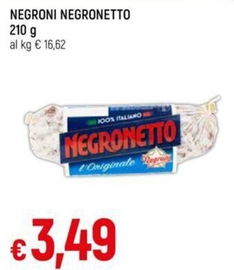NEGRONI NEGRONETTO 210 g