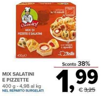 MIX SALATINI E PIZZETTE 400 g