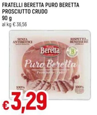 FRATELLI BERETTA PURO BERETTA PROSCIUTTO CRUDO 90 G