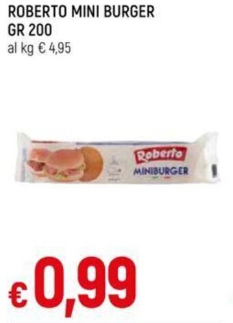 Galassia ROBERTO MINI BURGER GR 200 offerta