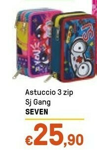 Iper La Grande Seven Astuccio 3 Zip Sj Gang offerta