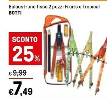 Botti Compassi Balaustrone Fisso 2 Pezzi Fruits O Tropical