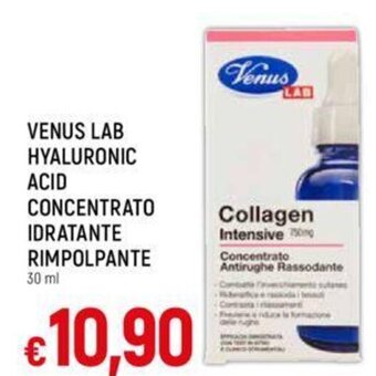Galassia VENUS LAB HYALURONIC ACID CONCENTRATO IDRATANTE RIMPOLPANTE 30 ml offerta