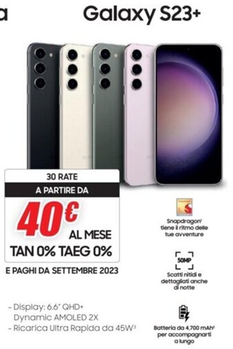 Leonardelli SAMSUNG Galaxy S23+ offerta