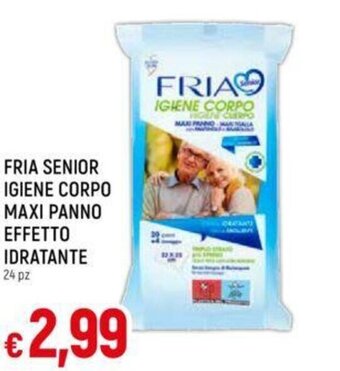 Galassia FRIA SENIOR IGIENE CORPO MAXI PANNO EFFETTO IDRATANTE 24 pz offerta
