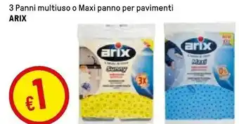 Iper La Grande Arix 3 Panni Multiuso offerta