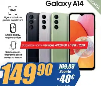 Leonardelli Samsung Galaxy A14 offerta