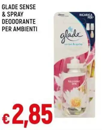 Galassia GLADE SENSE & SPRAY DEODORANTE PER AMBIENTI offerta