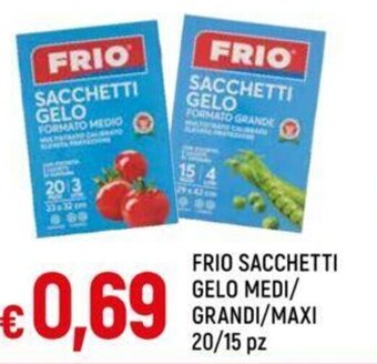 Galassia FRIO SACCHETTI GELO MEDI/ GRANDI/MAXI 20/15 pz offerta