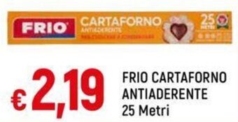 FRIO CARTAFORNO ANTIADERENTE 25 Metri