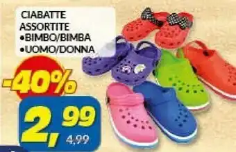 Risparmio Casa Ciabatte offerta