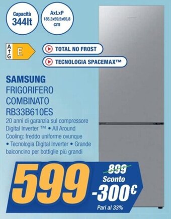 Leonardelli SAMSUNG FRIGORIFERO COMBINATO RB33B610ES offerta