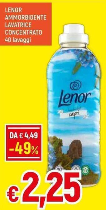 Galassia LENOR AMMORBIDENTE LAVATRICE CONCENTRATO 40 lavaggi offerta