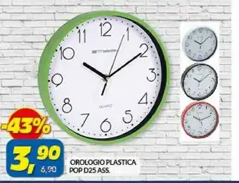 Risparmio Casa Orologio Plastica offerta