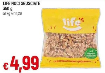 Galassia LIFE NOCI SGUSCIATE 350 g offerta