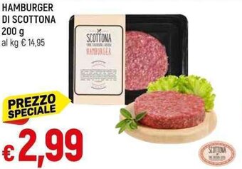 HAMBURGER DI SCOTTONA 200 g