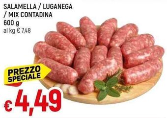 Galassia SALAMELLA/LUGANEGA / MIX CONTADINA 600 g offerta