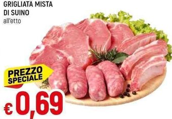 Galassia GRIGLIATA MISTA DI SUINO all'etto offerta