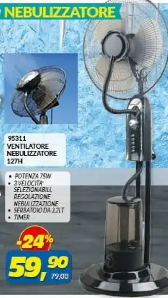 Risparmio Casa Ventilatore Nebulizzatore 127 H offerta