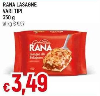 Galassia RANA LASAGNE VARI TIPI 350 g offerta