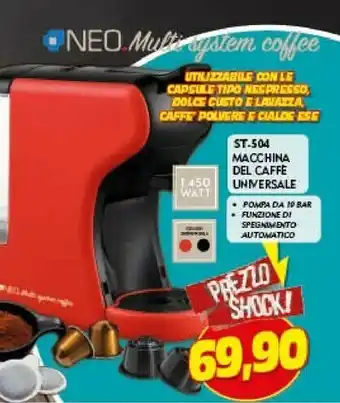 Risparmio Casa Macchina Del Caffe Universale offerta
