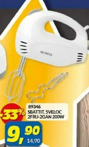 Risparmio Casa Creo Sbattitore 5veloc 2FRU-2GAN 200 W offerta